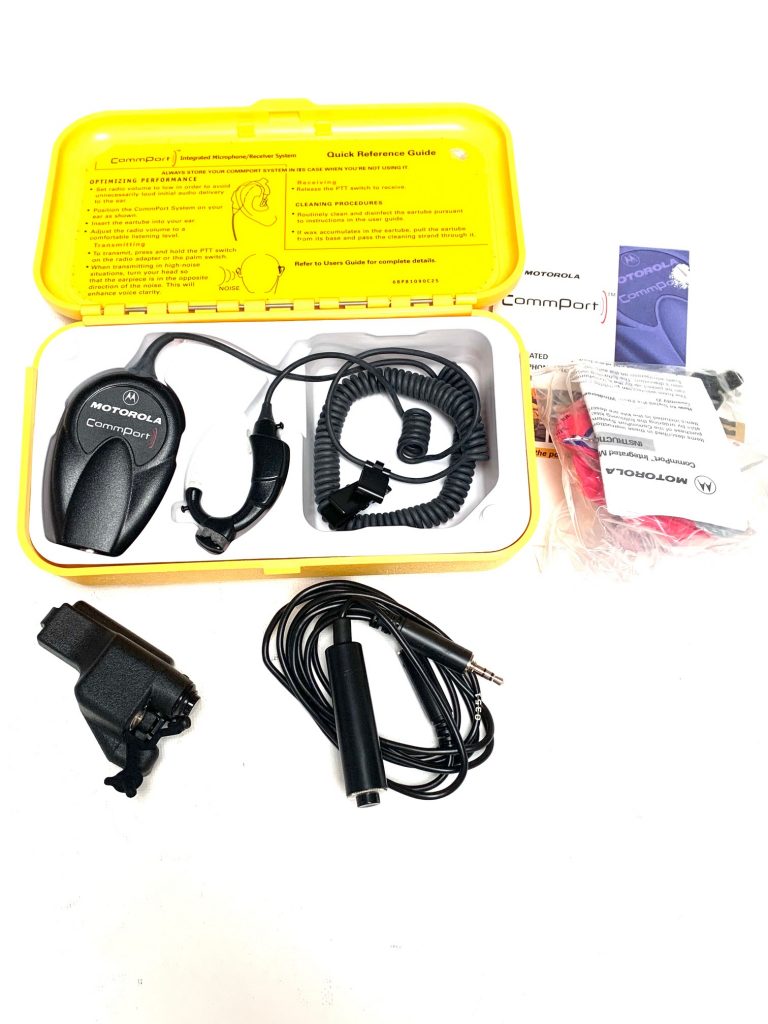 Motorola Commport Integrated Microphone Receiver System MOD Armory