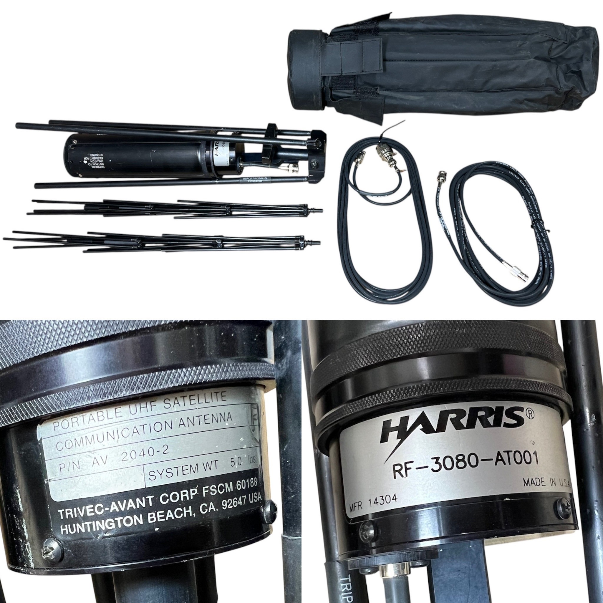 Trivec Avant AV 2040-3 UHF Satellite Communication (SATCOM