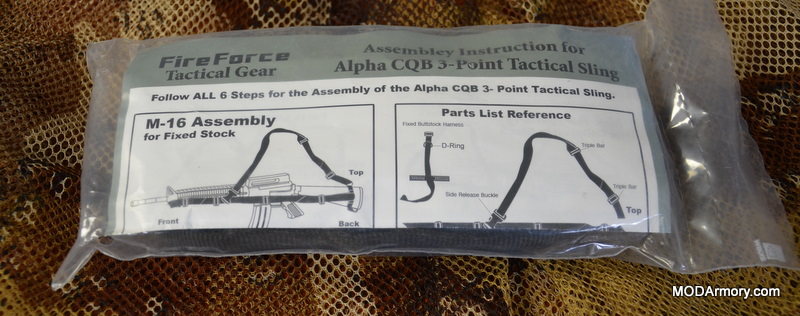 Fire Force Alpha CQB 3-Point Tactical Sling M16