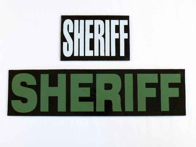 IR Patch Sheriff Reflective Markers 3x5 - MOD Armory